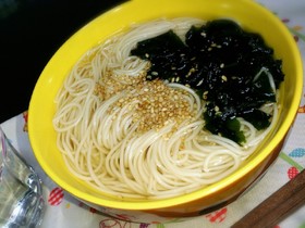 シンプル!あったかにゅうめん